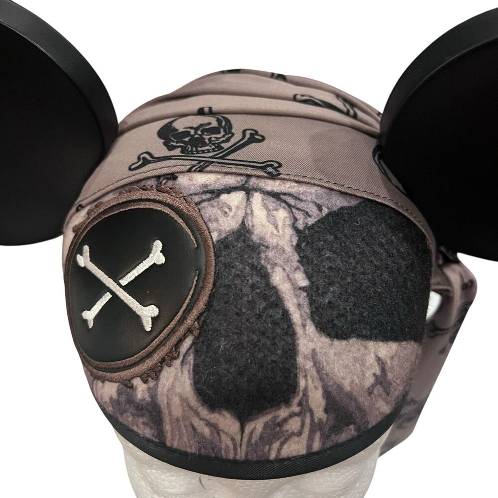 Disney Parks Gray Pirates of the Caribbean Mickey Mouse Ears Hat - Picture 6 of 6